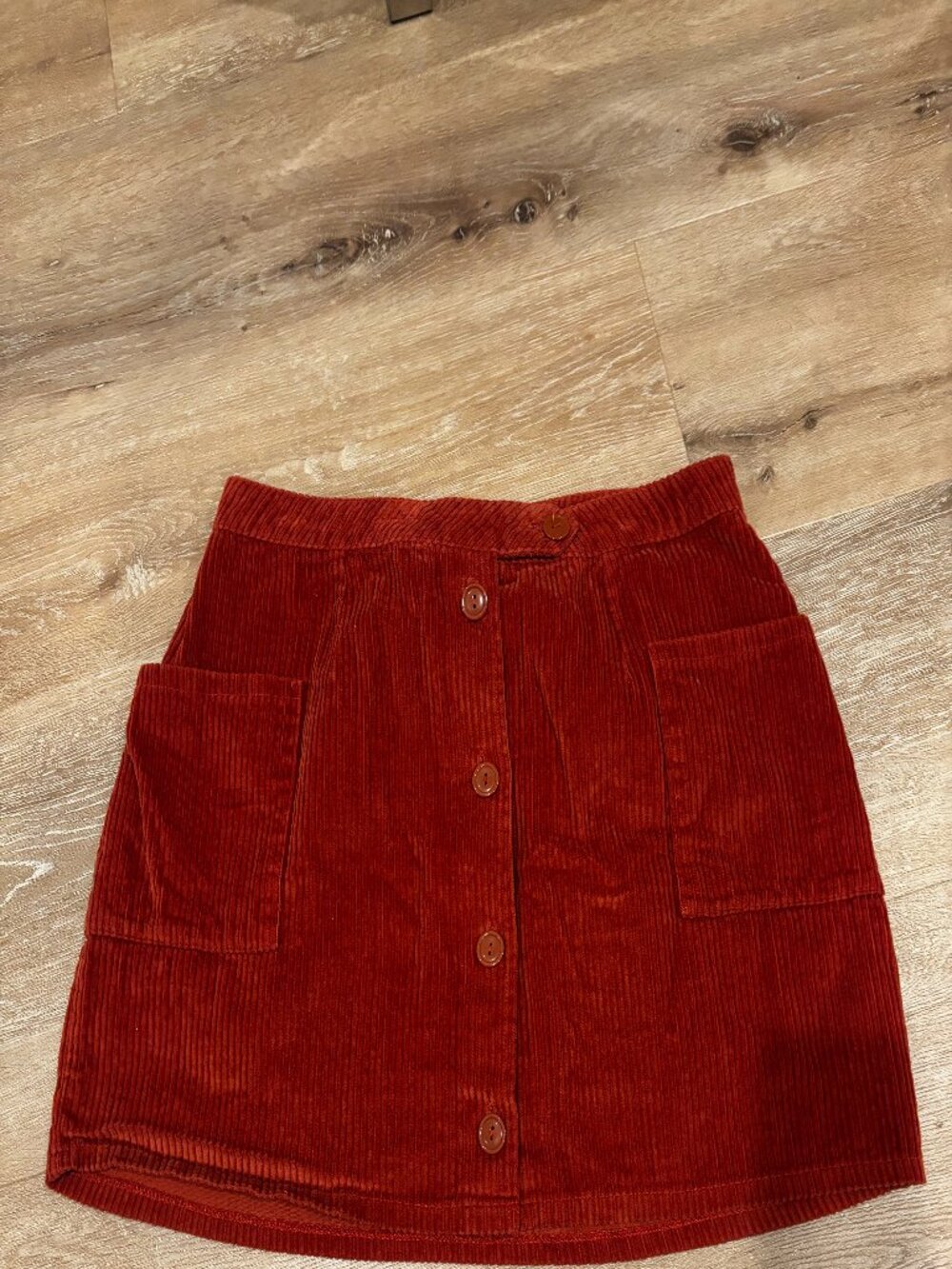Charlotte Russe Corduroy Mini Skirt Y2K
